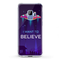 Lex Altern TPU Silicone Samsung Galaxy Case Blue UFO