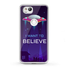 Lex Altern Google Pixel Case Blue UFO