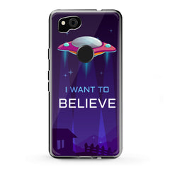 Lex Altern TPU Silicone Google Pixel Case Blue UFO