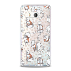 Lex Altern TPU Silicone HTC Case Dressed Cat