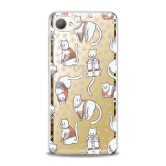 Lex Altern TPU Silicone HTC Case Dressed Cat