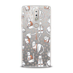 Lex Altern TPU Silicone Nokia Case Dressed Cat