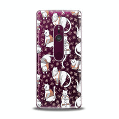 Lex Altern TPU Silicone Sony Xperia Case Dressed Cat