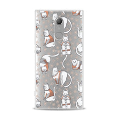 Lex Altern TPU Silicone Sony Xperia Case Dressed Cat