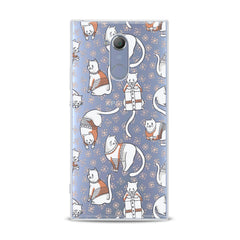 Lex Altern TPU Silicone Sony Xperia Case Dressed Cat