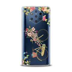 Lex Altern TPU Silicone Nokia Case Floral Bicycle Theme