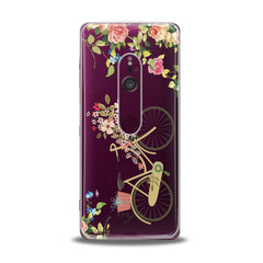 Lex Altern TPU Silicone Sony Xperia Case Floral Bicycle Theme