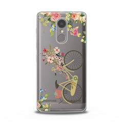 Lex Altern TPU Silicone Lenovo Case Floral Bicycle Theme