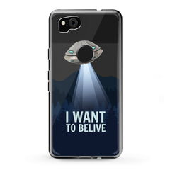 Lex Altern TPU Silicone Google Pixel Case UFO Quote