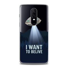 Lex Altern TPU Silicone OnePlus Case UFO Quote