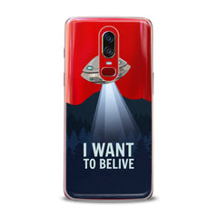 Lex Altern TPU Silicone OnePlus Case UFO Quote