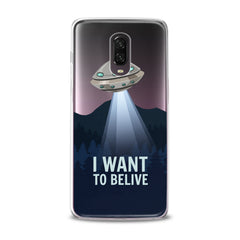 Lex Altern TPU Silicone OnePlus Case UFO Quote