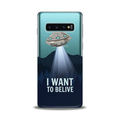 Lex Altern TPU Silicone Samsung Galaxy Case UFO Quote