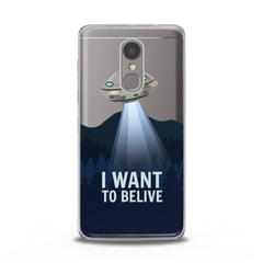 Lex Altern TPU Silicone Lenovo Case UFO Quote