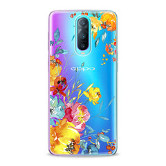 Lex Altern TPU Silicone Oppo Case Watercolor Flowers Print