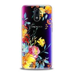 Lex Altern Watercolor Flowers Print Oppo Case