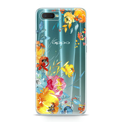 Lex Altern TPU Silicone Oppo Case Watercolor Flowers Print