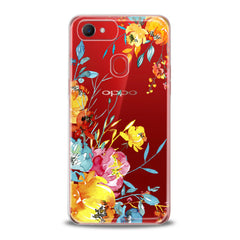 Lex Altern TPU Silicone Oppo Case Watercolor Flowers Print