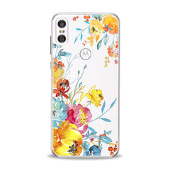 Lex Altern TPU Silicone Motorola Case Watercolor Flowers Print