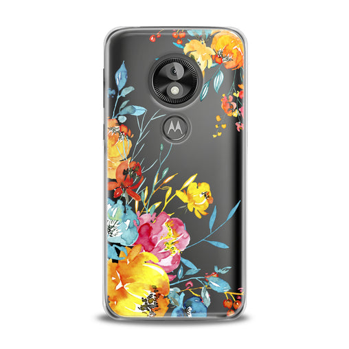 Lex Altern Watercolor Flowers Print Motorola Case