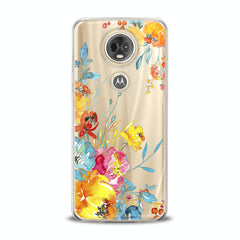 Lex Altern TPU Silicone Motorola Case Watercolor Flowers Print