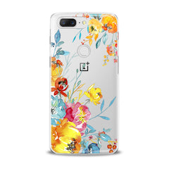 Lex Altern TPU Silicone OnePlus Case Watercolor Flowers Print