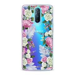 Lex Altern TPU Silicone Oppo Case Pink Roses