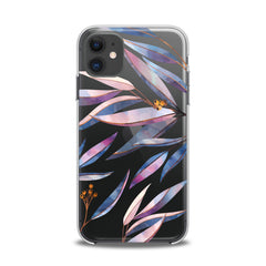 Lex Altern TPU Silicone iPhone Case Purple Branches