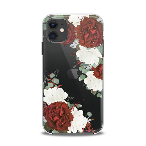 Lex Altern TPU Silicone iPhone Case Red Peony