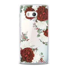 Lex Altern TPU Silicone HTC Case Red Peony