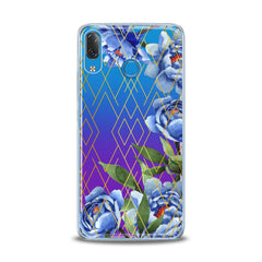 Lex Altern TPU Silicone Lenovo Case Blue Peony