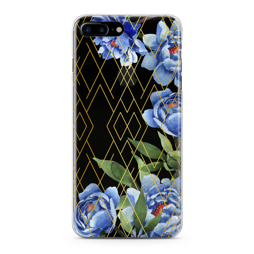 Lex Altern Blue Peony Phone Case for your iPhone & Android phone.