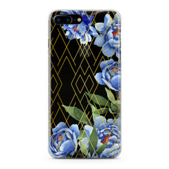 Lex Altern Blue Peony Phone Case for your iPhone & Android phone.