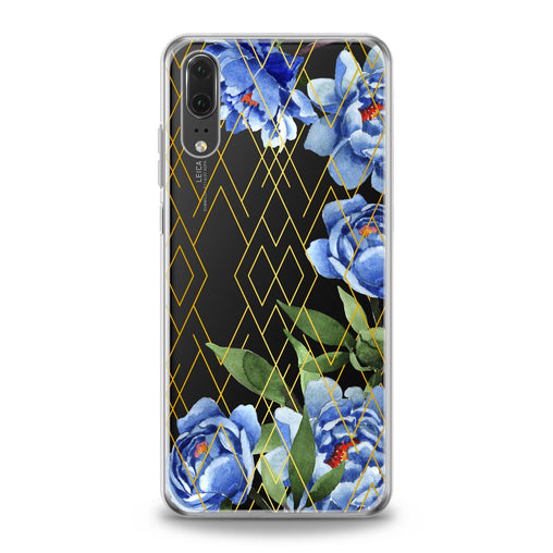 Lex Altern Blue Peony Huawei Honor Case