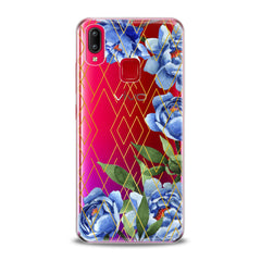 Lex Altern TPU Silicone VIVO Case Blue Peony