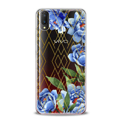 Lex Altern TPU Silicone VIVO Case Blue Peony