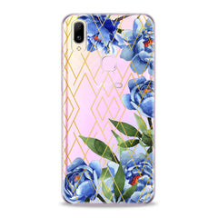 Lex Altern TPU Silicone VIVO Case Blue Peony