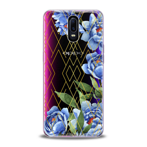 Lex Altern Blue Peony Oppo Case