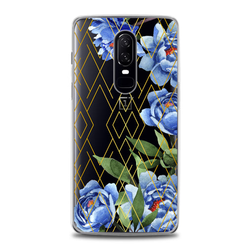 Lex Altern Blue Peony OnePlus Case