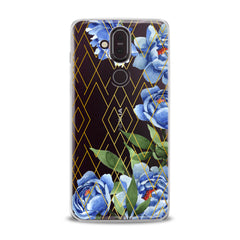 Lex Altern TPU Silicone Nokia Case Blue Peony