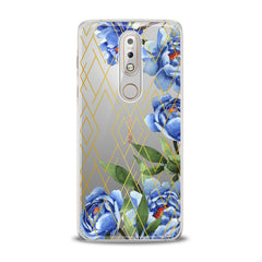 Lex Altern TPU Silicone Nokia Case Blue Peony