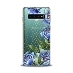 Lex Altern Blue Peony Samsung Galaxy Case