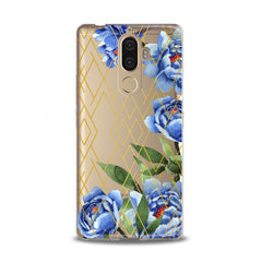 Lex Altern TPU Silicone Lenovo Case Blue Peony