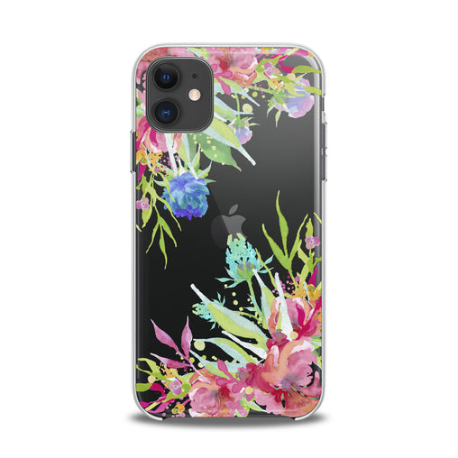 Lex Altern TPU Silicone iPhone Case Watercolor Floral Print