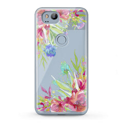 Lex Altern TPU Silicone Google Pixel Case Watercolor Floral Print