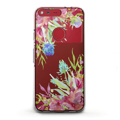 Lex Altern TPU Silicone Google Pixel Case Watercolor Floral Print