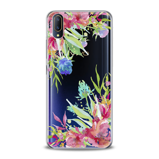 Lex Altern Watercolor Floral Print Vivo Case