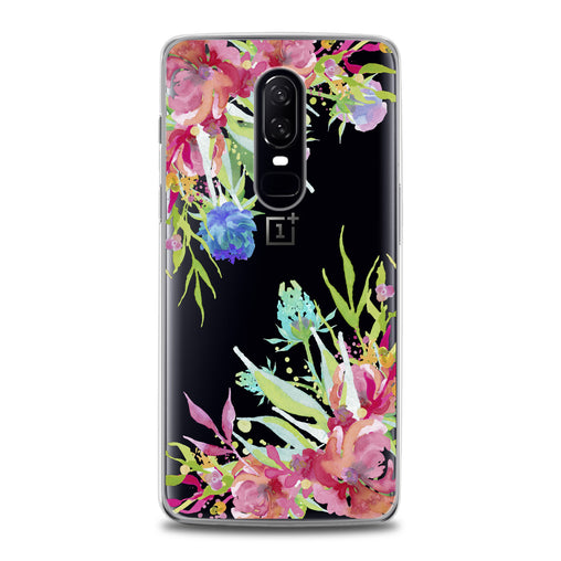 Lex Altern Watercolor Floral Print OnePlus Case