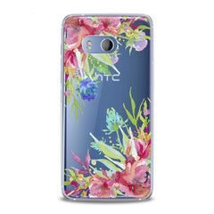 Lex Altern Watercolor Floral Print HTC Case