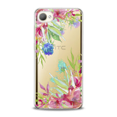 Lex Altern TPU Silicone HTC Case Watercolor Floral Print